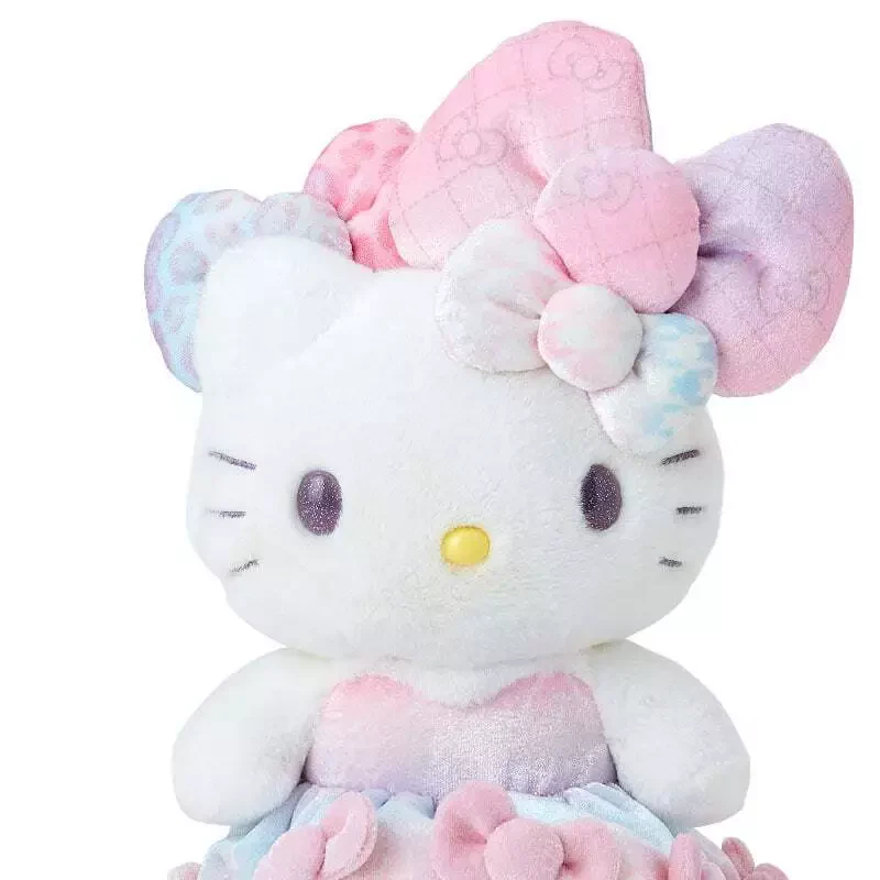 Sanrio HELLO KITTY 50th The Fashionable Ribbons Birthday Plush doll / Free shipping - Image 4