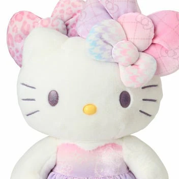 HELLO KITTY 50th The Fashionable Ribbons Birthday Plush doll limited / Free shipping - Image 5