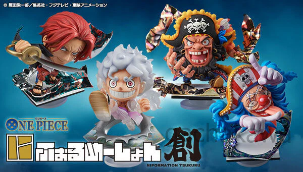 One Piece Niformation Tsukuru New Four Emperors Figure Shokugan Bandai Presale - Image 6