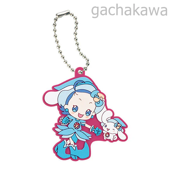 Pre Ojamajo Doremi Sanrio Special Rubber mascot 3 Strap Keychain JAPAN NEW /Free Shipping - Image 4