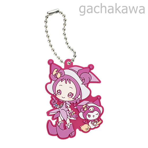 Pre Ojamajo Doremi Sanrio Special Rubber mascot 3 Strap Keychain JAPAN NEW /Free Shipping - Image 5