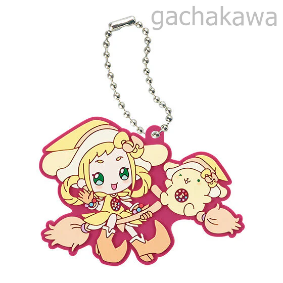 Pre Ojamajo Doremi Sanrio Special Rubber mascot 3 Strap Keychain JAPAN NEW /Free Shipping - Image 6