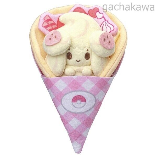 PSL Pokemon TAKARA TOMY Poke Peace  Alcremie Kuru Kuru Crepe stuffed toy - Image 8